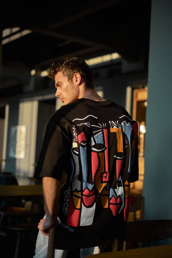 Modern Sanat Baskılı T - Shirt