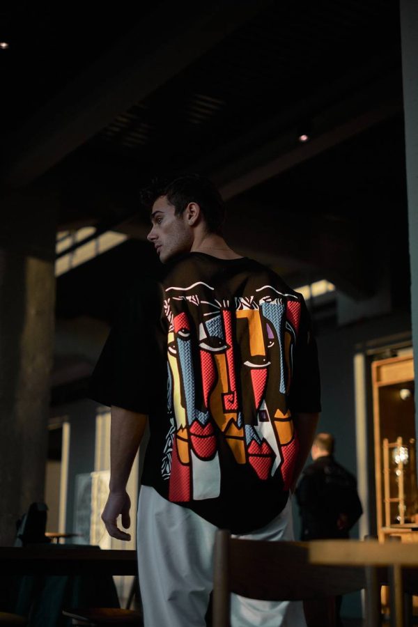 Modern Sanat Baskılı T - Shirt