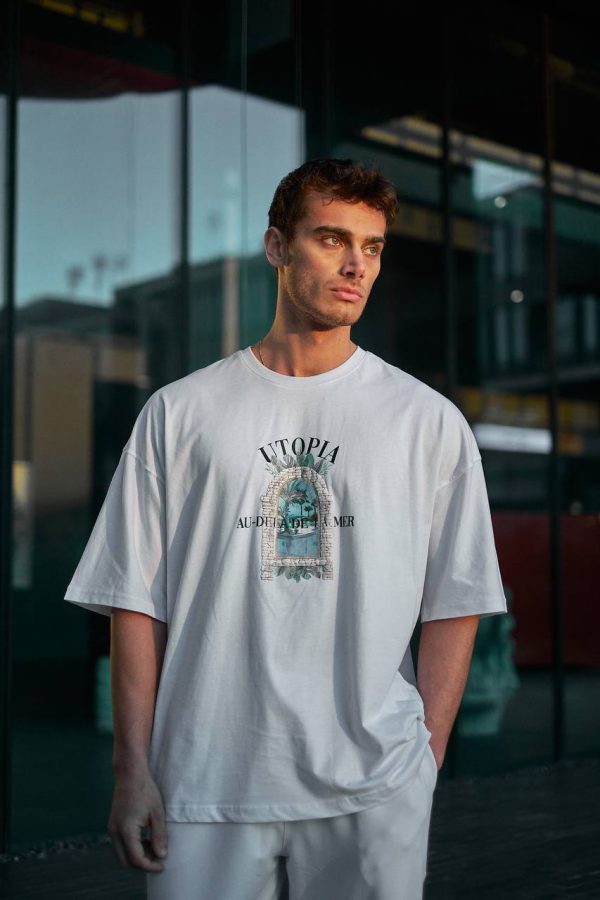 UTOPIA Baskılı T - Shirt