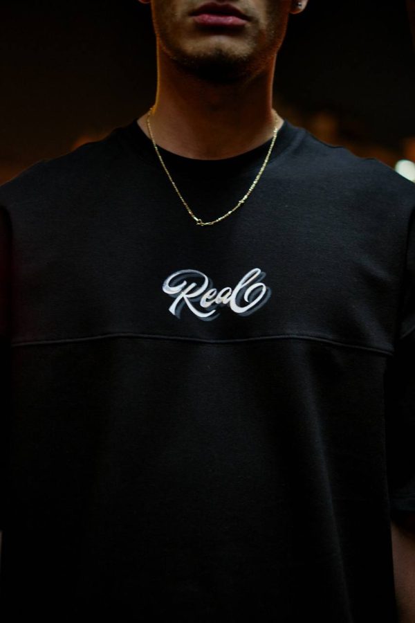 Gerçek Kal Baskılı T - Shirt